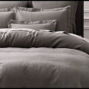 Restoration Hardware Full/Queen Belgian linen duvet cover.